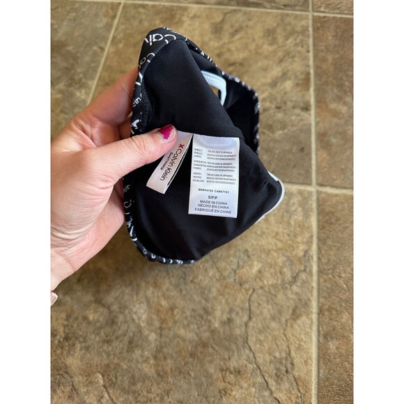 Calvin Klein Logo Bikini Swim Top Size Small - Picture 7 of 8